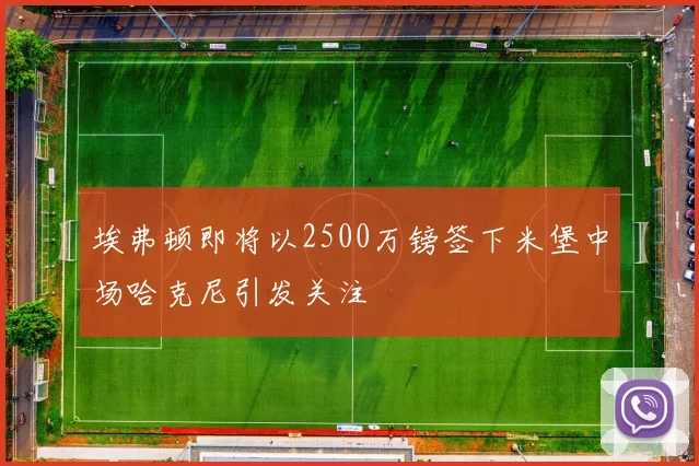 埃弗顿即将以2500万镑签下米堡中场哈克尼引发关注